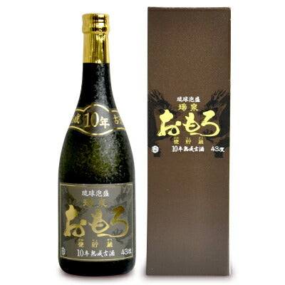 瑞泉酒造 単式 43度 おもろ 10年 古酒 720ml 箱入 – にっぽん津々浦々