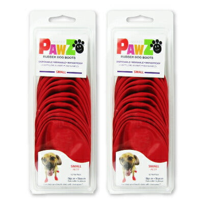ポウズ(PAWZ)ラバードッグブーツSレッド