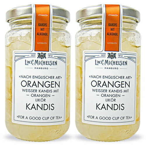 【マラソン限定!最大2,000円OFFクーポン配布中!】ミヒェルゼンオレンジ・キャンディス250g×2個ペスカ氷砂糖のシロップ漬けアルコール入り