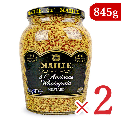 エスビー食品マイユ種入りマスタード845g×2個