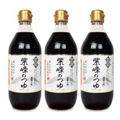 柴沼醤油醸造紫峰のつゆ500ml