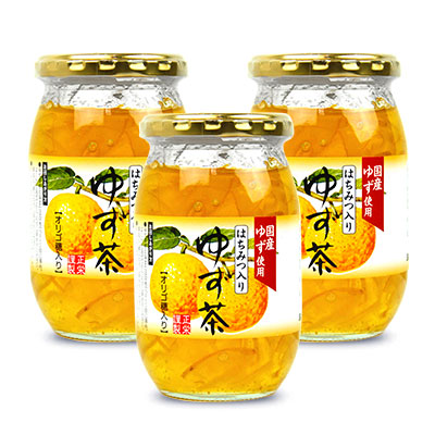 国産ゆず使用ゆず茶415g×3個《あす楽》
