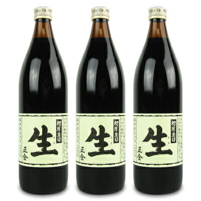 正金醤油初搾淡口生900ml