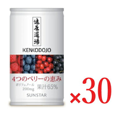 サンスター 健康道場 4つのベリーの恵み 缶 160g × 30本入り ケース