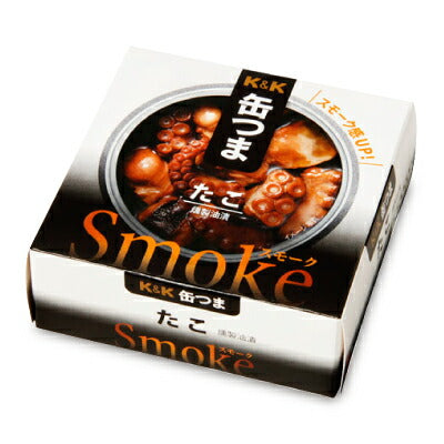 K&K 缶つまSmoke たこ 50g 【缶つま 缶詰 KK タコ 蛸 smoke つまみ