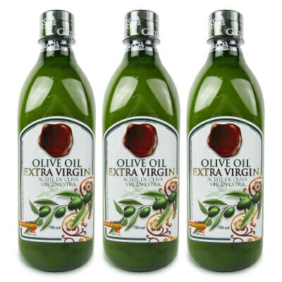 【スーパーSALE限定、最大2,000円OFFクーポン配布中】《送料無料》ガルシアエクストラバージンオリーブオイル750ml×3本富永貿易