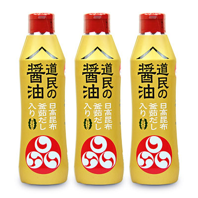 福山醸造トモエ道民の醤油日高昆布450ml《あす楽》