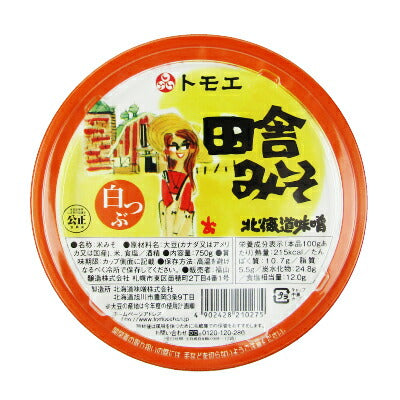 【マラソン限定!最大2,000円OFFクーポン配布中!】福山醸造トモエ田舎みそ白つぶ750g×2個カップ