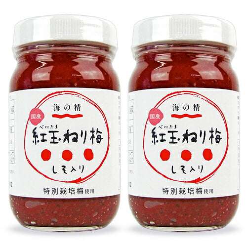 【スーパーSALE限定!最大2,000円OFFクーポン配布中】海の精国産特栽紅玉ねり梅250g×2個瓶