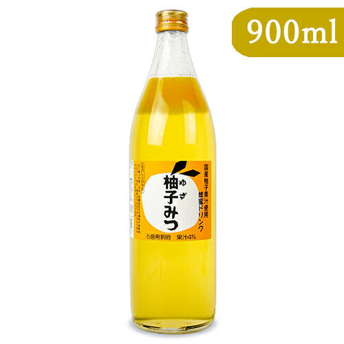 【最大1500円OFFクーポン配布中!超ポイントバック祭】《送料無料》金澤やまぎし養蜂場柚子みつ900mlハニードリンク