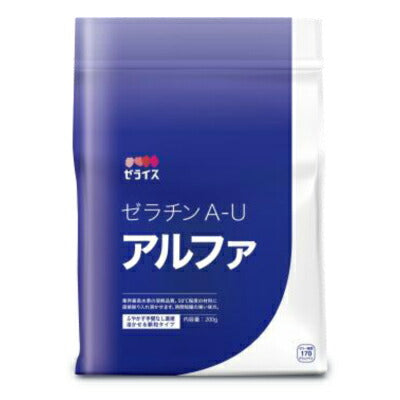 ゼライス ゼラチン A-Uアルファ 200g ［顆粒ゼラチン]【ゼラチンα 業務