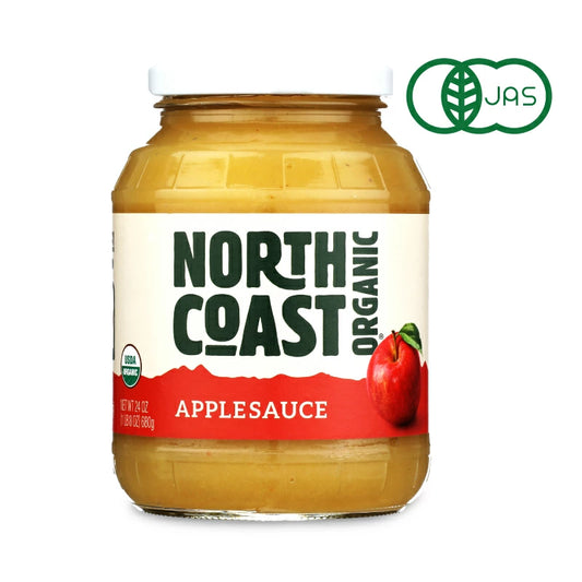 North Coast 有機アップルソース 瓶タイプ オリジナル 680g  有機JAS［ノースコースト］（ブラウンシュガーファースト）
