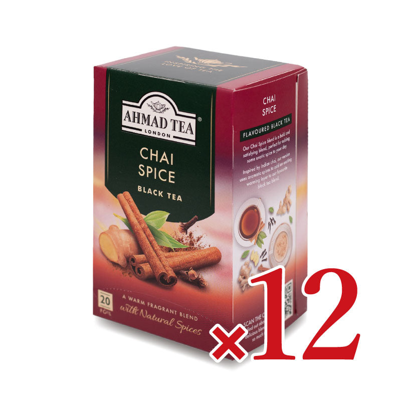 富永貿易 AHMAD アーマッドティー チャイ スパイス ティーバッグ　20P × 6個