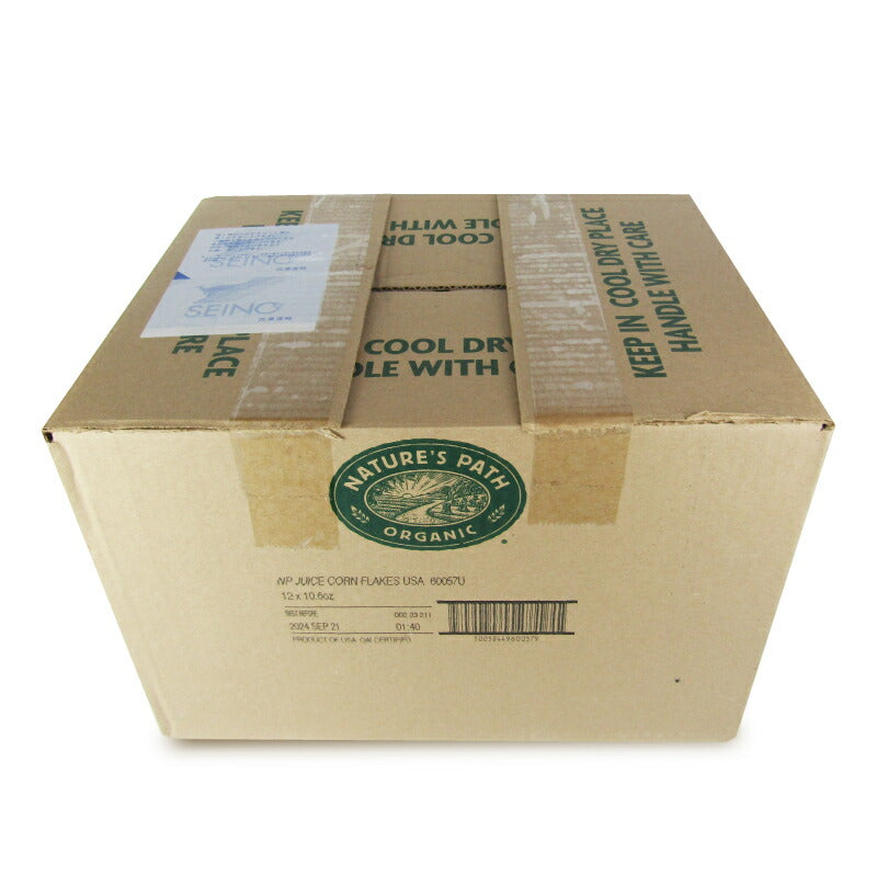 【最大2000円OFFクーポン配布中！楽天スーパーSALE】ネイチャーズパースオーガニックシリアルコーンフレークフルーツジューススウィーテンド300g×12個有機JASケース販売