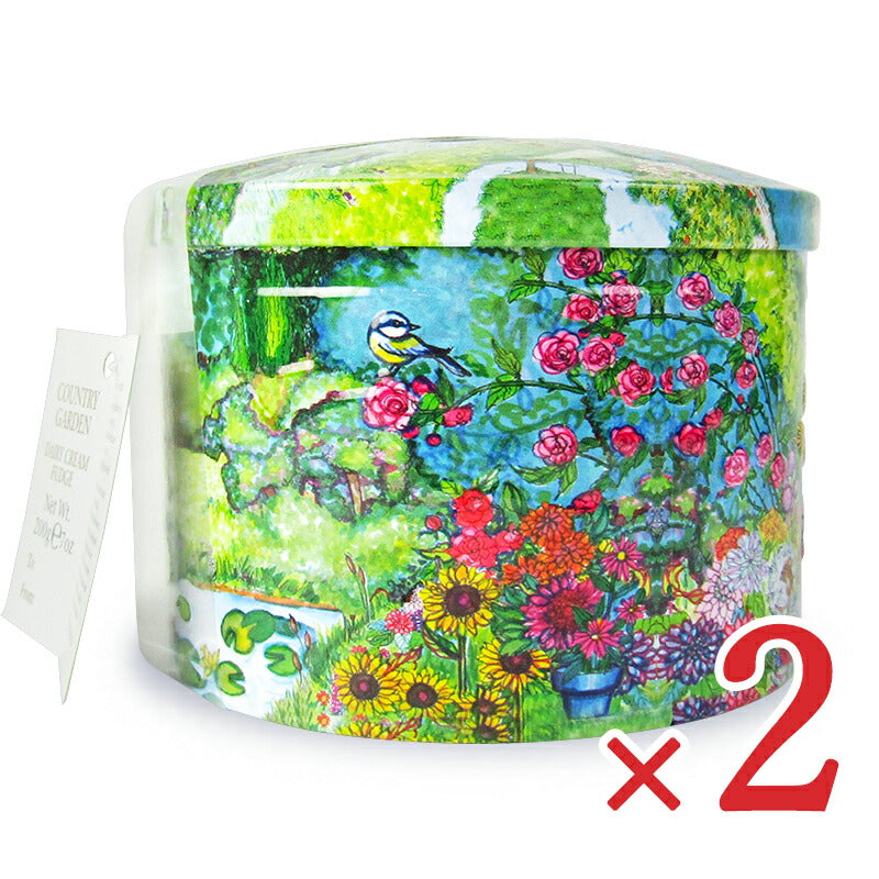 【最大2000円OFFクーポン配布中！楽天スーパーSALE】《送料無料》ガーディナーズカントリーガーデン缶クリームファッジ200g×2個キャンディ