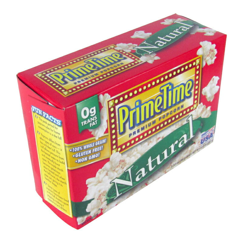 【マラソン限定！最大2200円OFFクーポン配布中！】プライムタイムマイクロウィーブポップコーンナチュラル3P297g