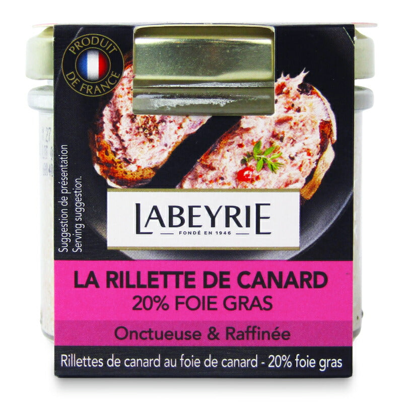 【最大2000円OFFクーポン配布中!!】リベリ鴨肉のリエットフォアグラ入り90g【マラソン～4/1101:59まで！】