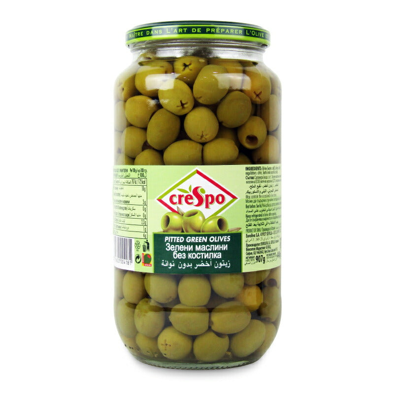 【スーパーSALEで使える最大2000円OFFクーポン配布中!!】クレスポグリーンオリーブ種抜き440g