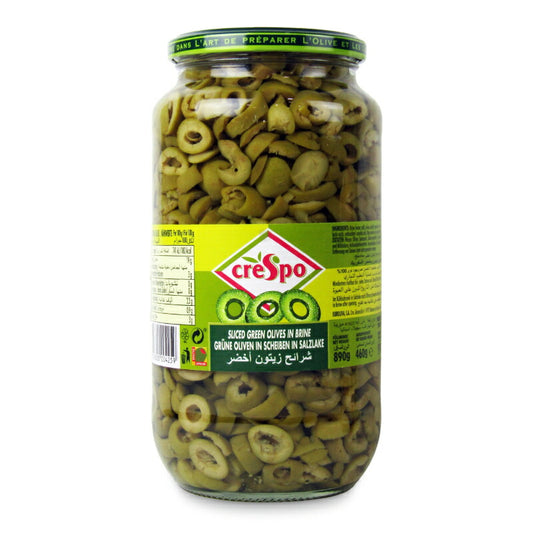 【スーパーSALEで使える最大2000円OFFクーポン配布中!!】クレスポグリーンオリーブスライス460g