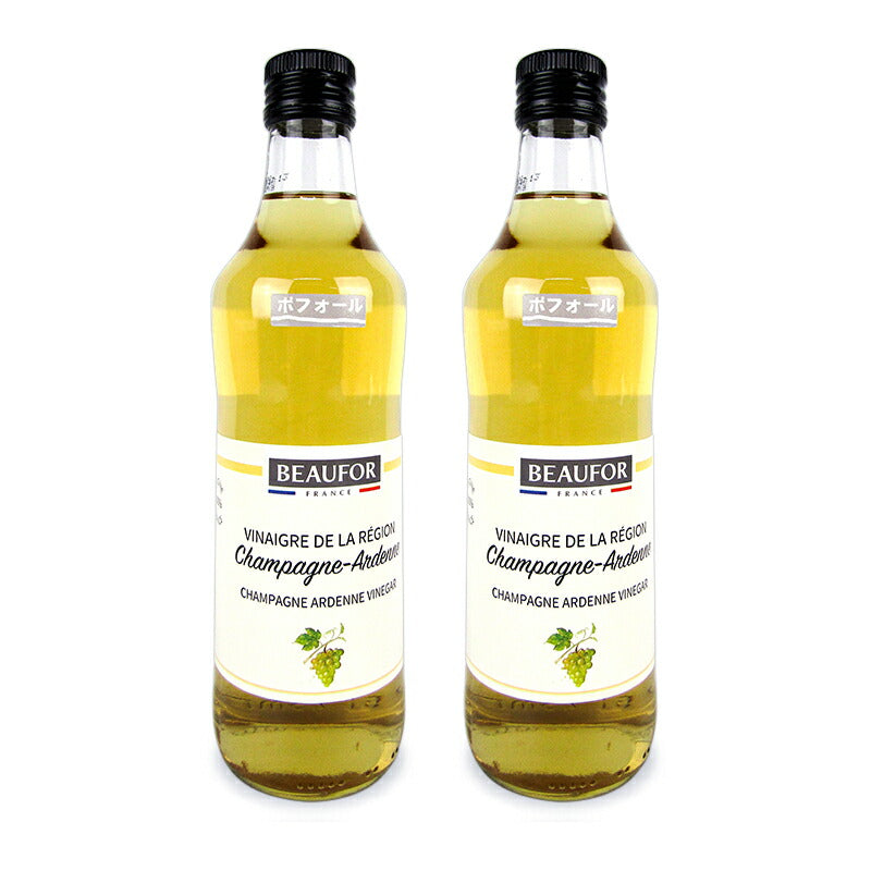 【最大2000円OFF！期間限定クーポン配布中！】《送料無料》ボフォールシャンパーニュ・アルデンヌヴィネガー500ml×2本シャンパンビネガー