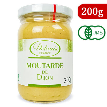 DELOUISドゥルイオーガニックディジョンマスタード200g