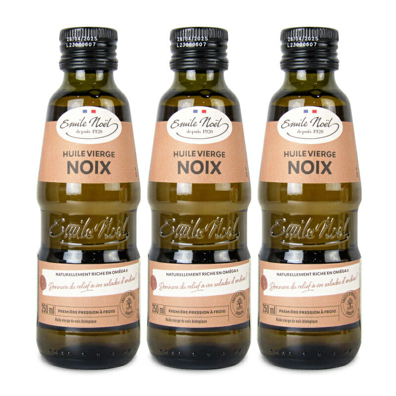 【マラソン限定！最大2000円OFFクーポン配布中！】エミールノエルオーガニックバージンウォールナッツオイル230g[MIEPROJECT]