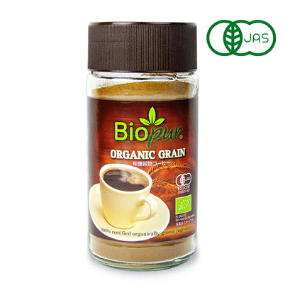 ビオピュール穀物コーヒー100gミトク有機JASオーガニック