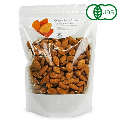 ナチュラルキッチンオーガニックアーモンド(生)400g有機JAS無油無塩