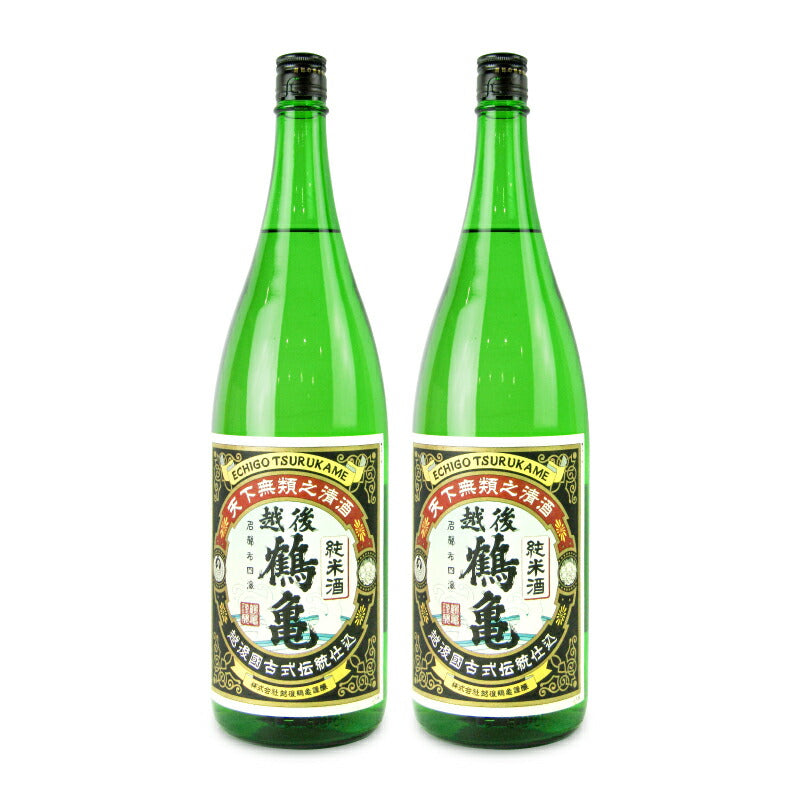 【マラソン限定！最大2000円OFFクーポン配布中！】越後鶴亀純米1800ml