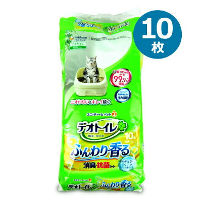 ユニ・チャームデオトイレ香るシートナチュラルソープの香り10枚