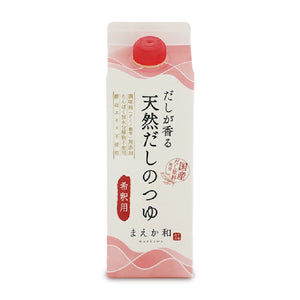 マエカワテイスト だしが香る 天然だしのつゆ 500ml – にっぽん