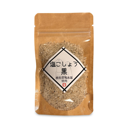 能登製塩 塩こしょう 黒 60g