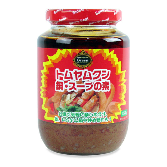 【月初34時間限定！最大2200円OFFクーポン配布中！】インターフレッシュGreenトムヤムクン鍋・スープの素454g