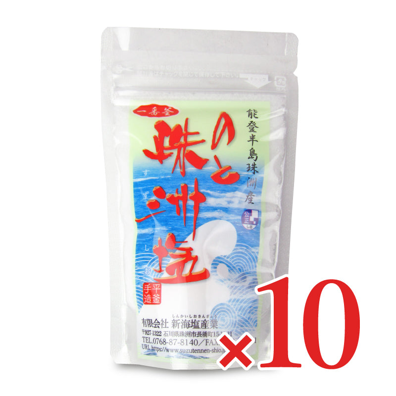 新海塩産業 のと珠洲塩 一番釜  100g