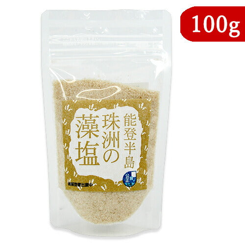 新海塩産業能登半島珠洲の藻塩100g