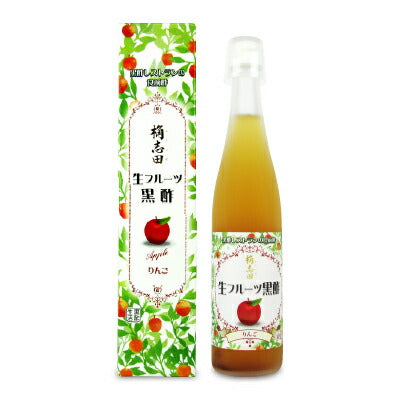 【マラソン限定!!最大2000円OFFクーポン配布中】福山黒酢桷志田フルーツ黒酢りんご500ml