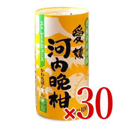 【食フェス限定クーポンプレゼント中！】《送料無料》愛工房愛媛河内晩柑125ml×30本ケース販売