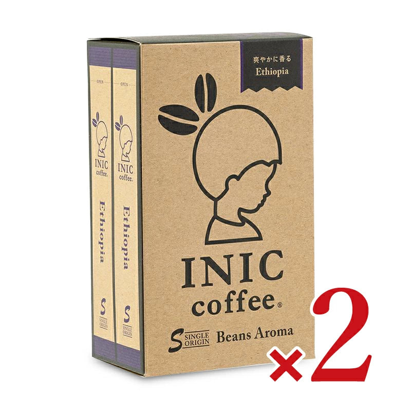 イニックコーヒー INIC COFFEE ビーンズアロマ エチオピア 4g×30本 [パウダーフーズフォレスト]