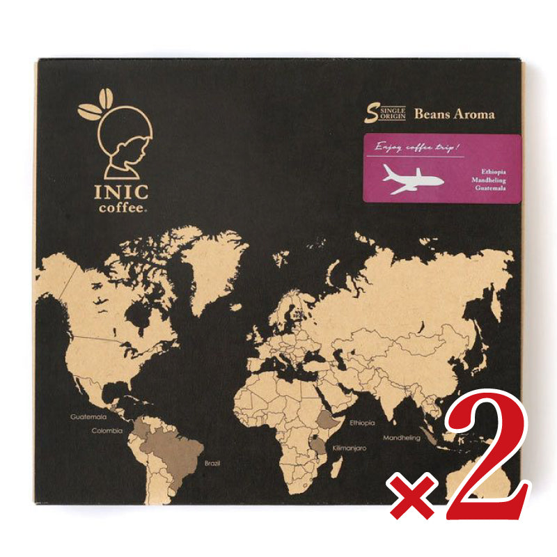 イニックコーヒー INIC COFFEE ビーンズアロマ アソートギフト 001 4g×18本 [パウダーフーズフォレスト]