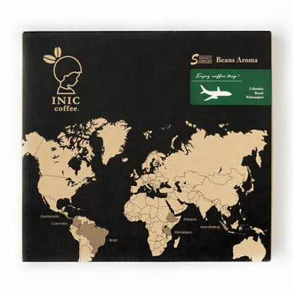 《送料無料》イニックコーヒーINICCOFFEEビーンズアロマアソートギフト0024g×18本×2箱