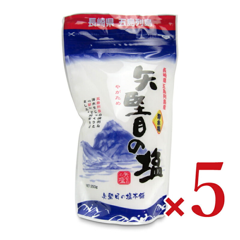 矢堅目の塩250g×5袋