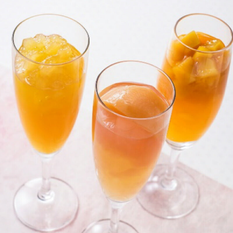 【マラソン限定!最大2200円OFFクーポン配布中!】《送料無料》銀座千疋屋銀座フルーツジュレ130g×3個