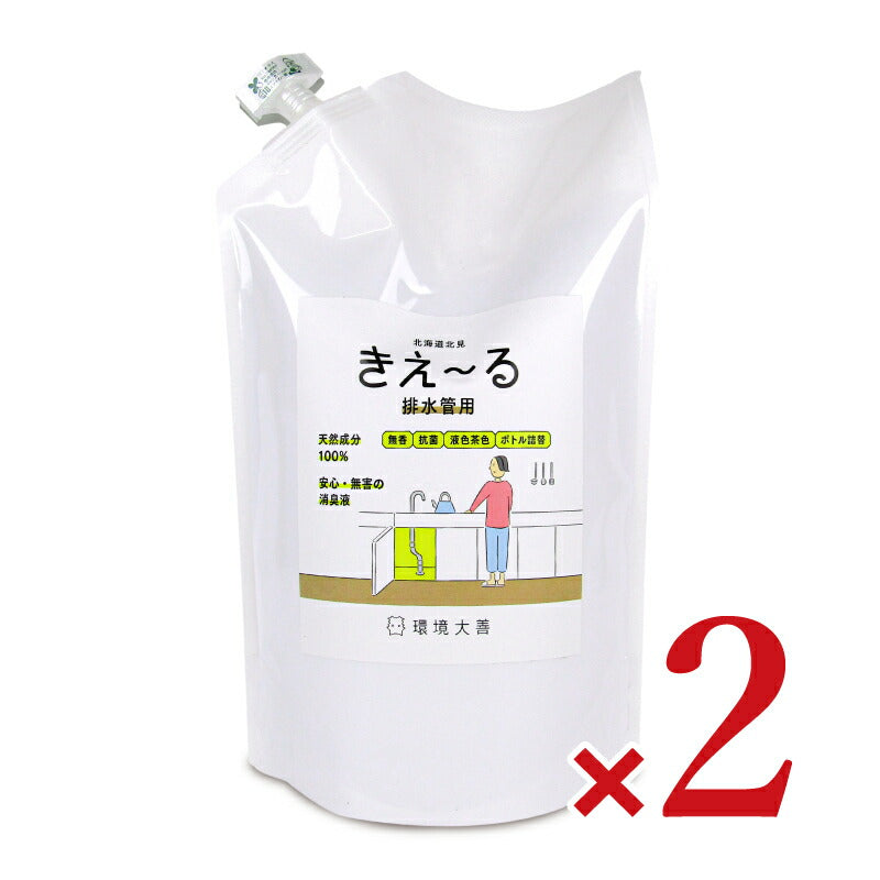 環境ダイゼン(環境大善)H-KH-1LTきえ～るＨ排水管用詰替1L