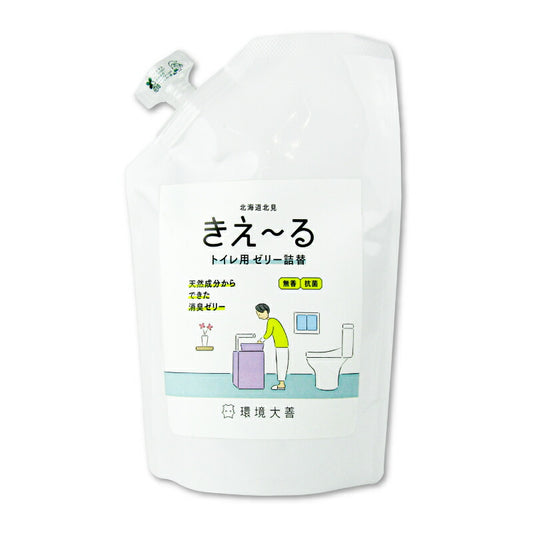【マラソン限定！最大2000円OFFクーポン配布中】環境ダイゼン(環境大善)H-KTJ-480Tきえ～るHトイレ用ゼリー無香替480ml
