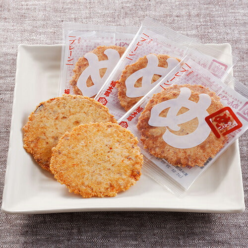 山口油屋福太郎 辛子めんたい風味 めんべい プレーン 2枚×8袋