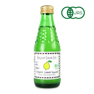 ブラウンシュガーファースト 有機レモンスカッシュ 180ml 有機JAS