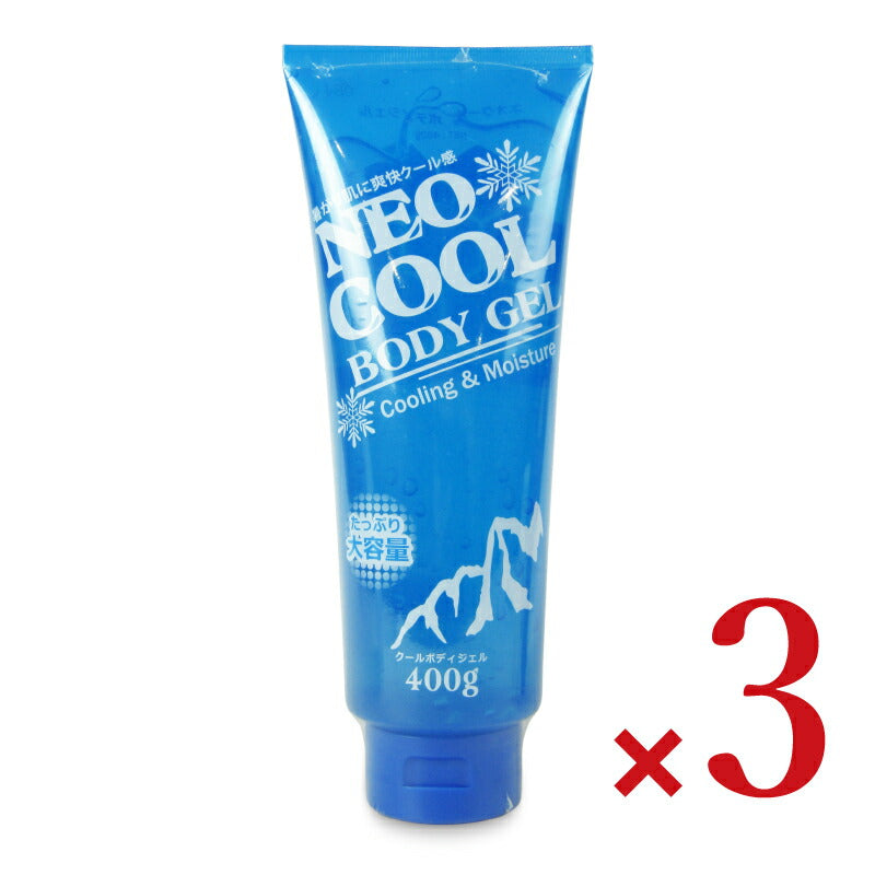 【マラソン限定!最大2000円OFFクーポン配布中!】NEOクールボディージェル400g×3個