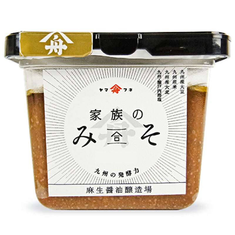 【34時間限定！食フェス限定クーポン配布中！】麻生醤油醸造場家族のみそ500g合わせ味噌《賞味期限2024年3月17日》