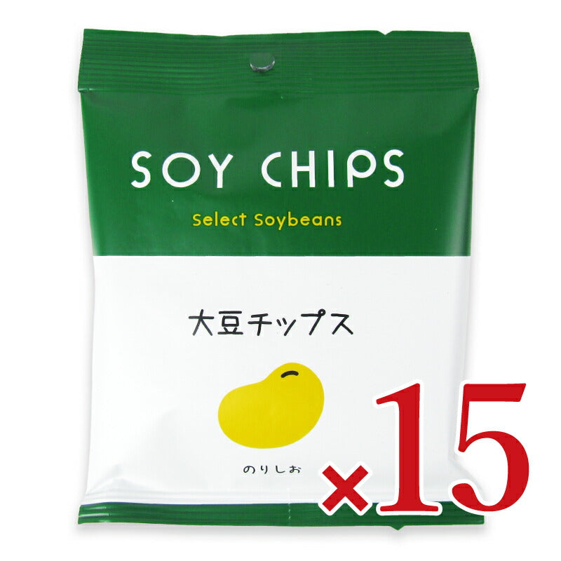 コッチラボ大豆チップスのりしお25g×15個ケース販売