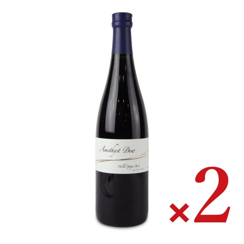 ag-people プレミアム山ぶどうジュース 「アメジストのしずく」 100%ストレート3年真空熟成 リッチテイスト 720ml